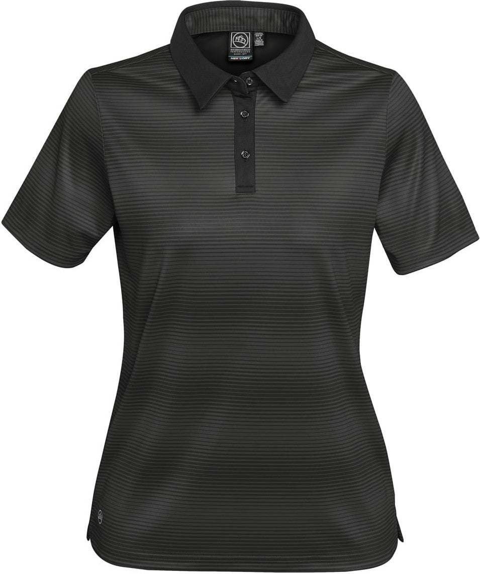 Stormtech Vp-1w Women’s Vibe Performance Polo - Carbon Black - Ladies Xs