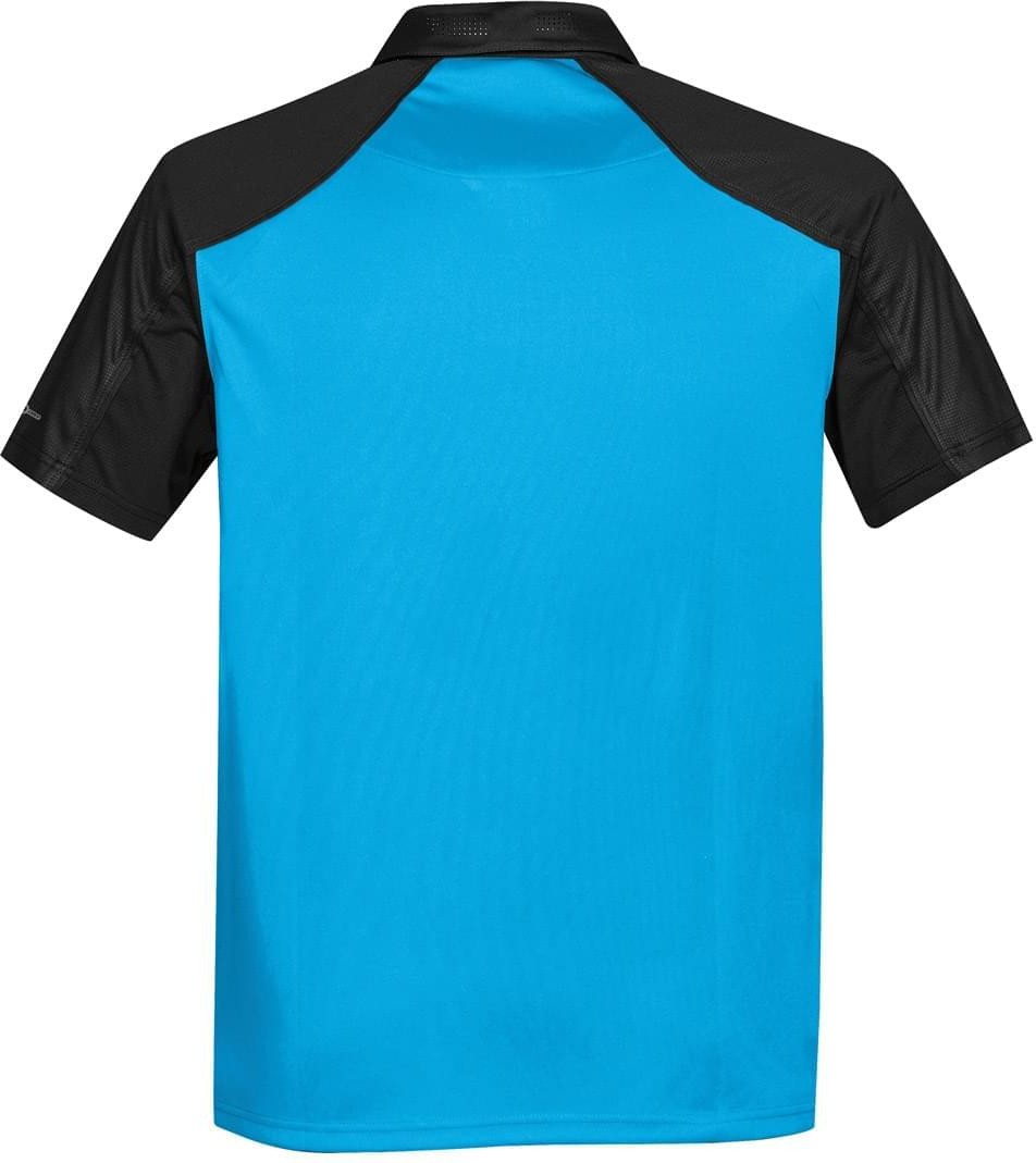 Stormtech Vps-1 Men’s Vector Polo - Electric Blue Black - Adult l