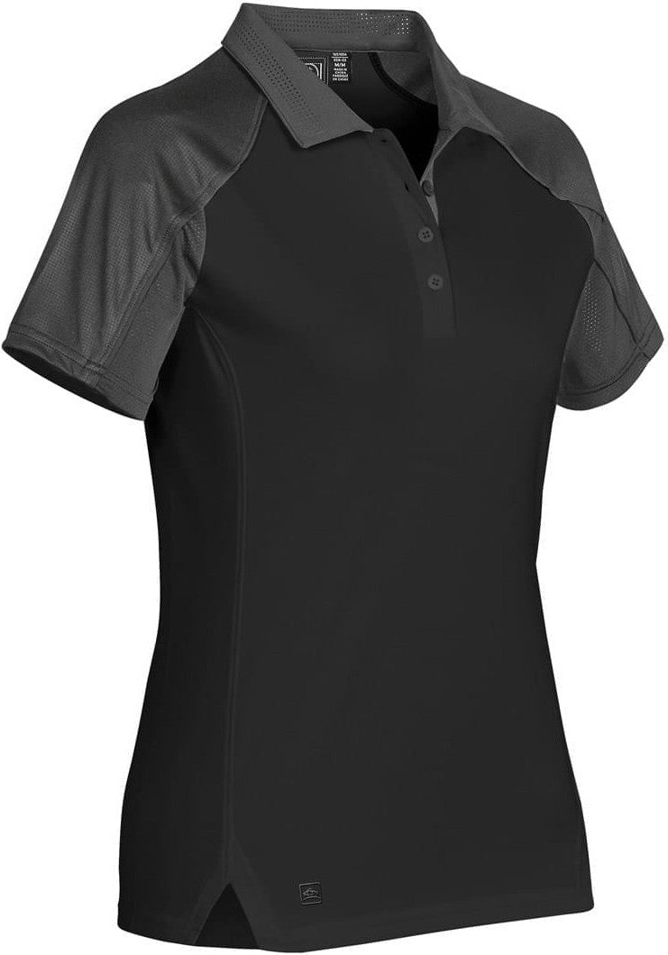 Stormtech Vps-1w Women’s Vector Polo - Black Graphite