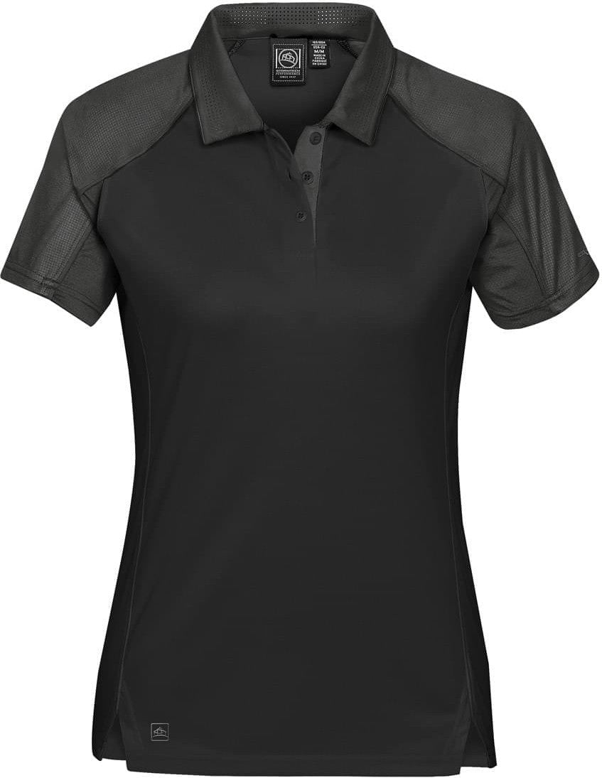 Stormtech Vps-1w Women’s Vector Polo - Black Graphite - Ladies Xs