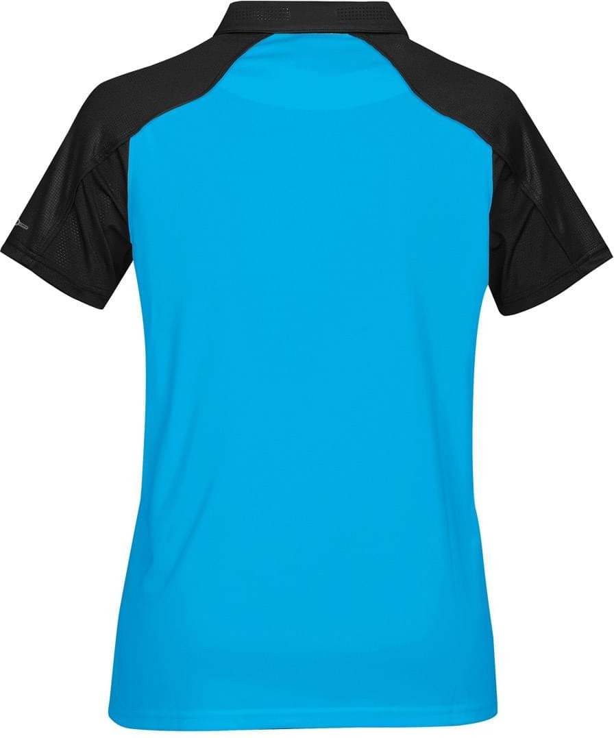Stormtech Vps-1w Women’s Vector Polo - Electric Blue Black - Ladies Xs