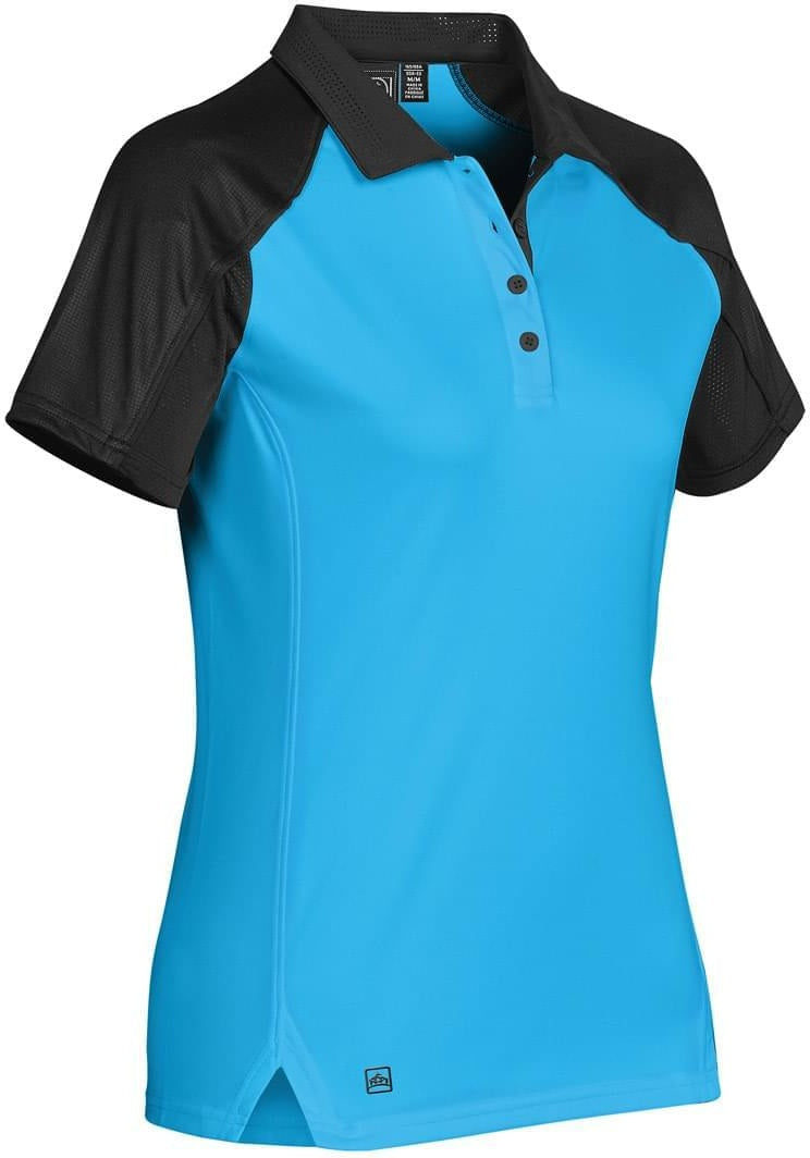 Stormtech Vps-1w Women’s Vector Polo - Electric Blue Black