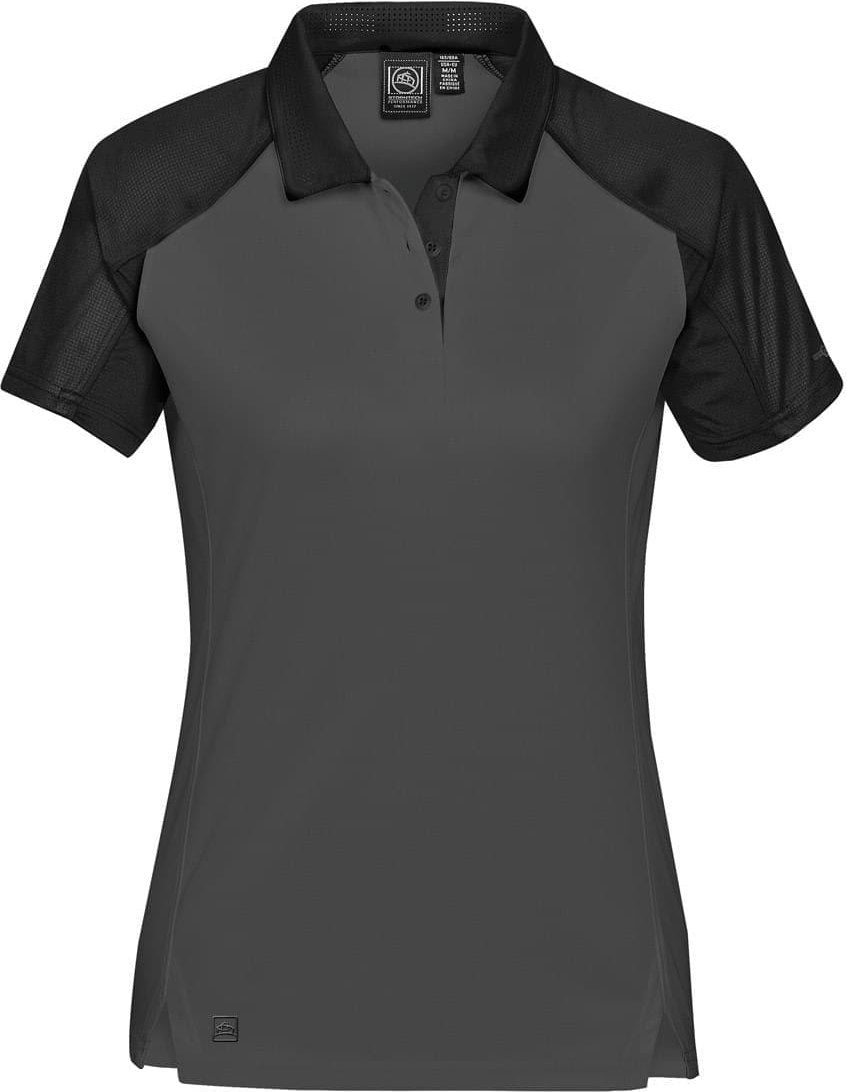 Stormtech Vps-1w Women’s Vector Polo - Graphite Black - Ladies Xs