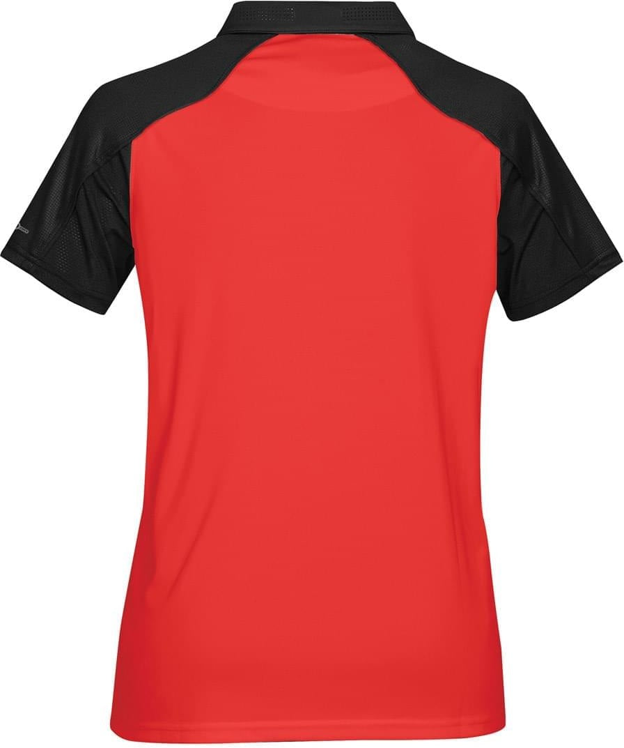 Stormtech Vps-1w Women’s Vector Polo - True Red Black