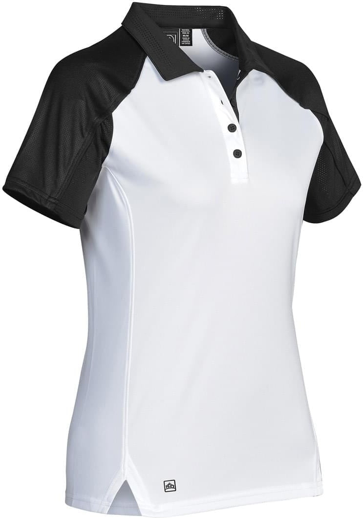 Stormtech Vps-1w Women’s Vector Polo - White - Black