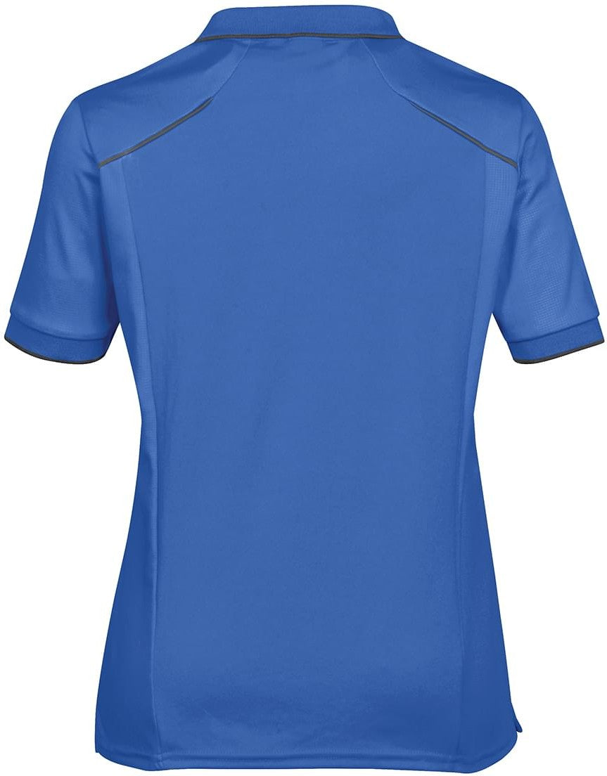 Stormtech Vps-2w Women’s Phantom Embossed Back Polo - Azure Blue Carbon
