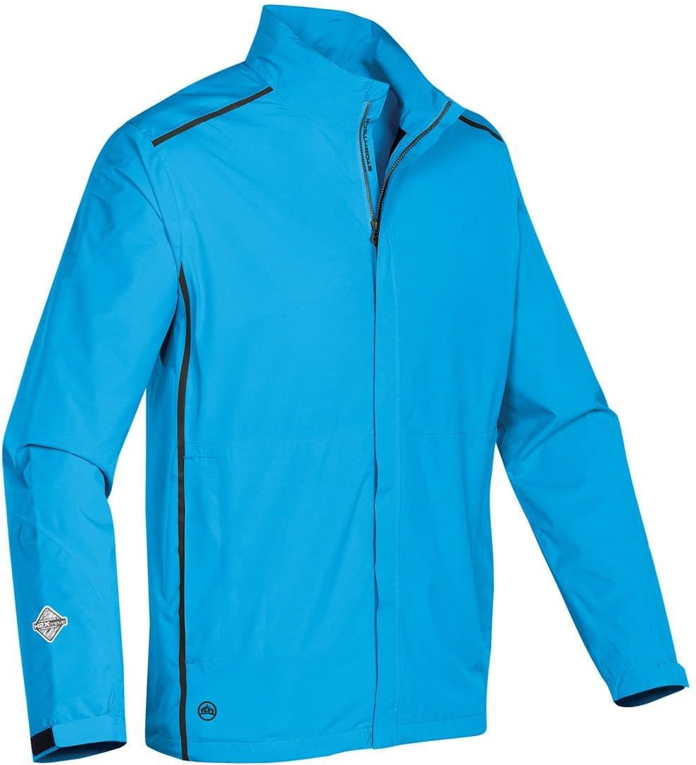 Stormtech Vrs-1 Men’s Vortice Rain Shell - Electric Blue Black