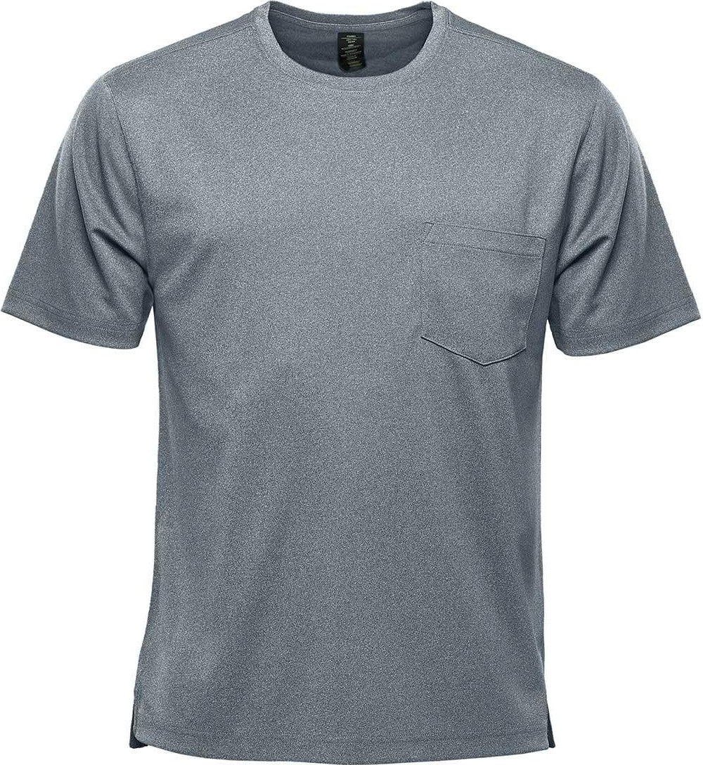 Stormtech Vrx-1 Men’s Dockyard Performance Short Sleeve Tee - Dolphin Heather - Adult s