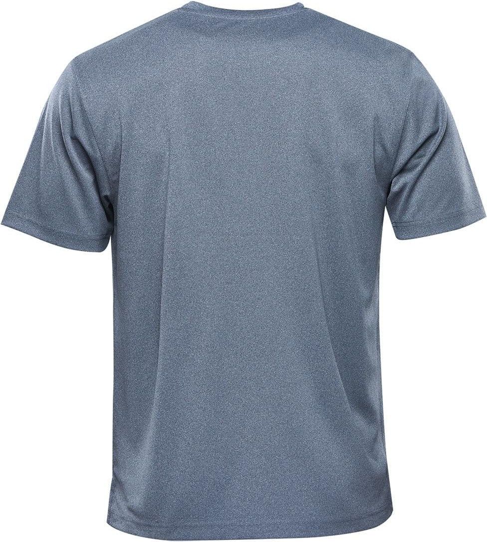 Stormtech Vrx-1 Men’s Dockyard Performance Short Sleeve Tee - Navy Heather