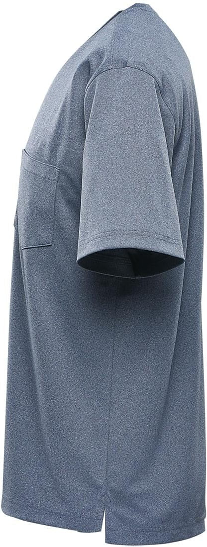 Stormtech Vrx-1 Men’s Dockyard Performance Short Sleeve Tee - Navy Heather