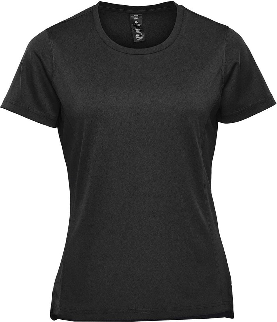 Stormtech Vrx-1w Women’s Dockyard Performance Short Sleeve Tee - Black - Ladies s