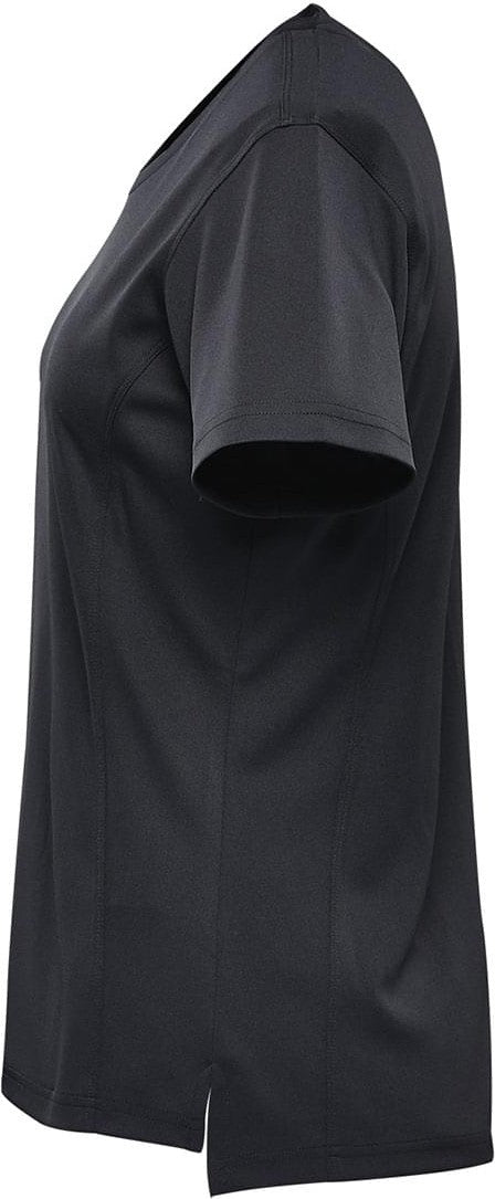 Stormtech Vrx-1w Women’s Dockyard Performance Short Sleeve Tee - Black
