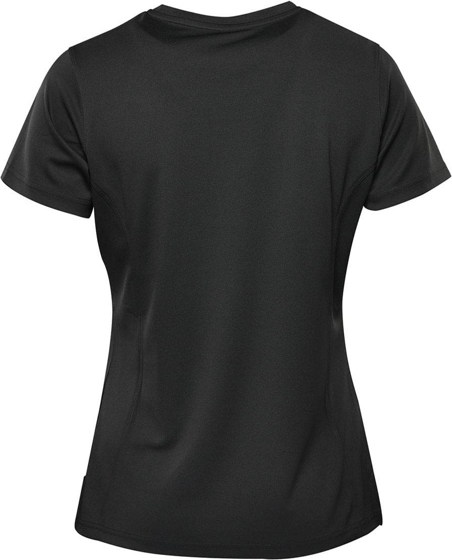Stormtech Vrx-1w Women’s Dockyard Performance Short Sleeve Tee - Black
