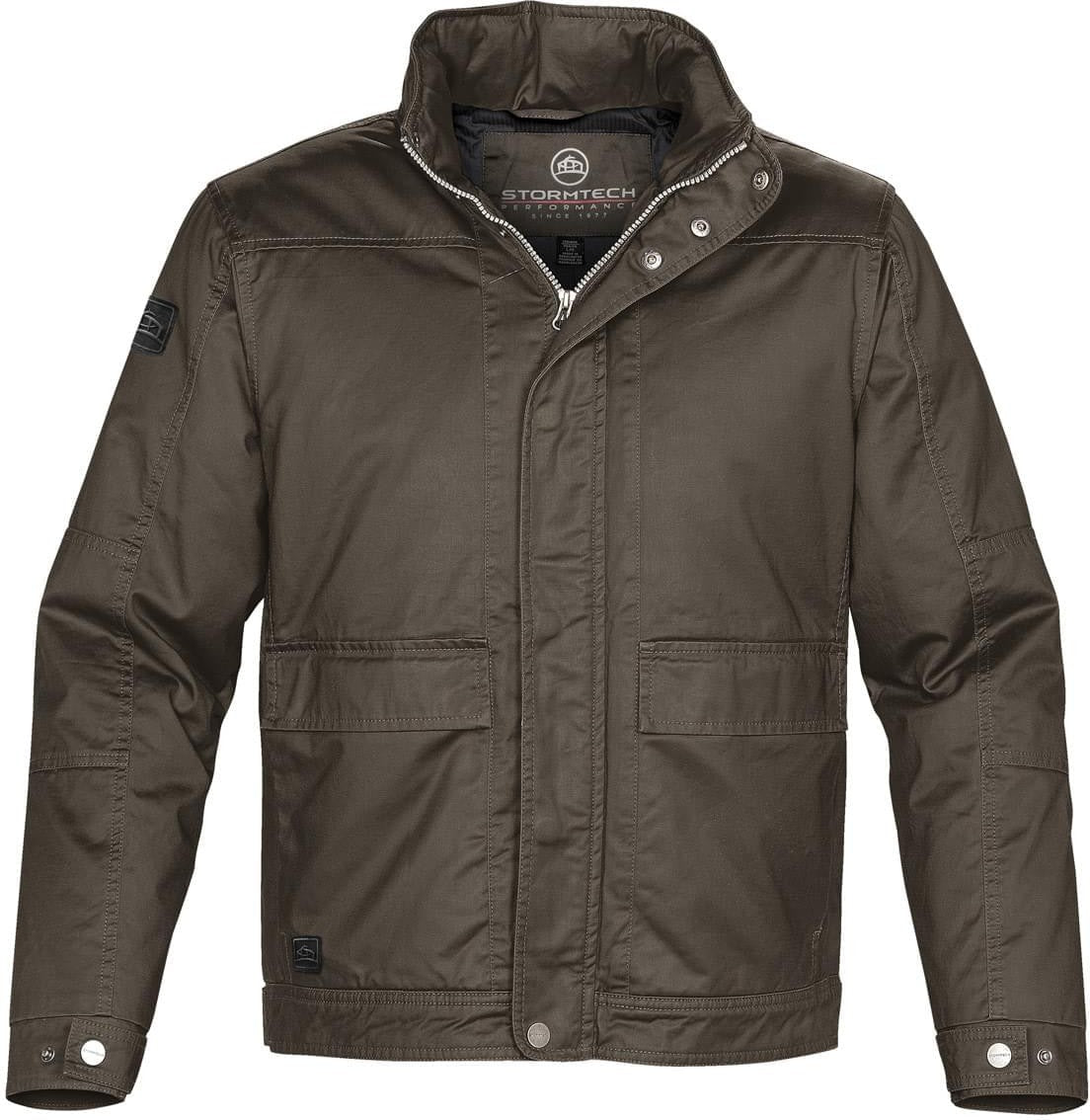 Stormtech Wct-2 Men’s Outback Waxed Twill Jacket - Brown - Adult l