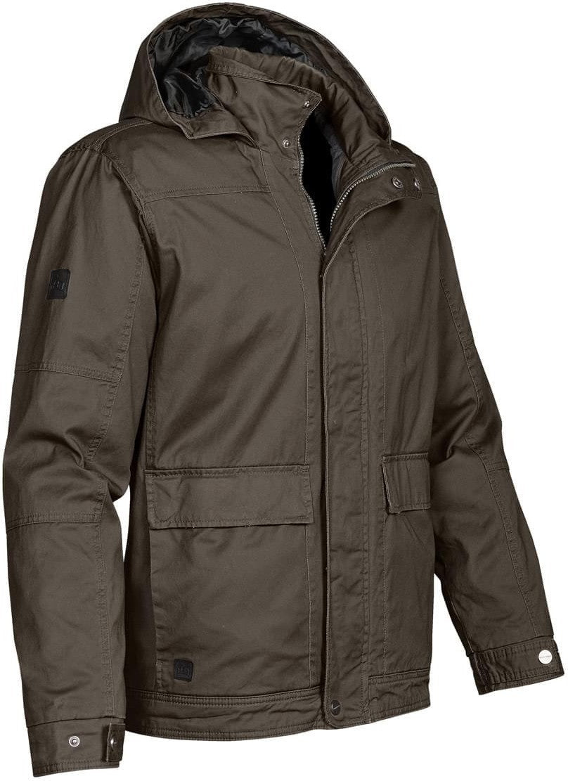 Stormtech Wct-2 Men’s Outback Waxed Twill Jacket - Brown - Adult l