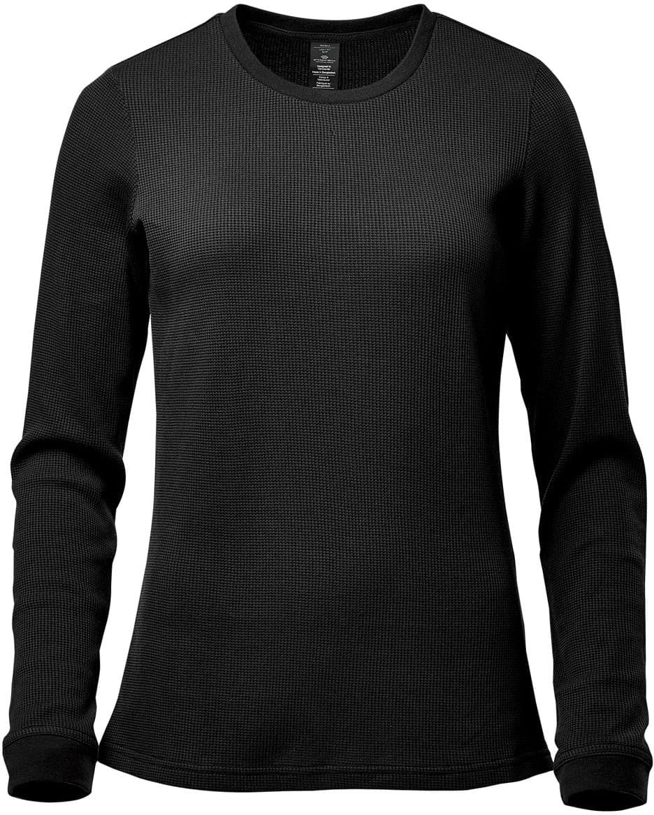 Stormtech Wk-1w Women’s Ashburn Crew Neck - Black - Ladies Xs
