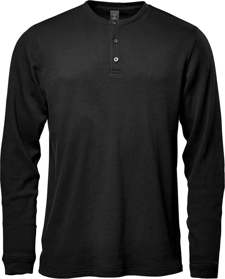 Stormtech Wk-2 Men’s Ashburn Henley - Black - Adult s