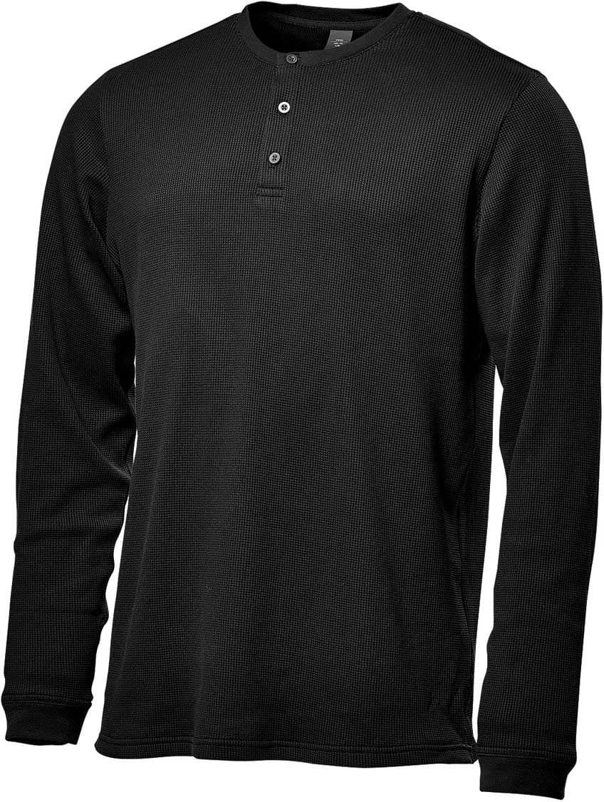 Stormtech Wk-2 Men’s Ashburn Henley - Black