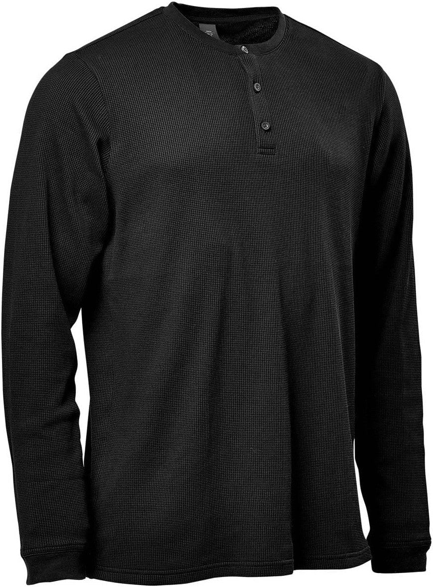 Stormtech Wk-2 Men’s Ashburn Henley - Black