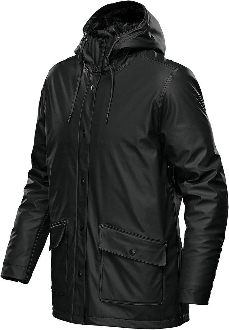 Stormtech Wrb-3 Men’s Waterfall Insulated Rain Jacket - Black
