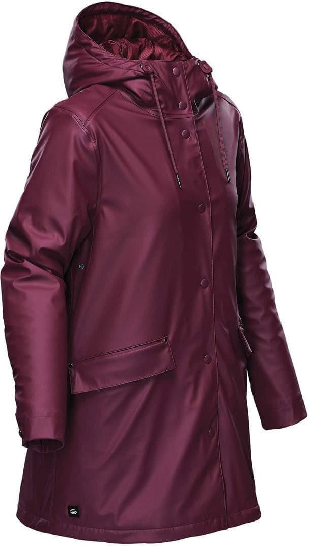 Stormtech Wrb-3w Women’s Waterfall Insulated Rain Jacket - Burgundy