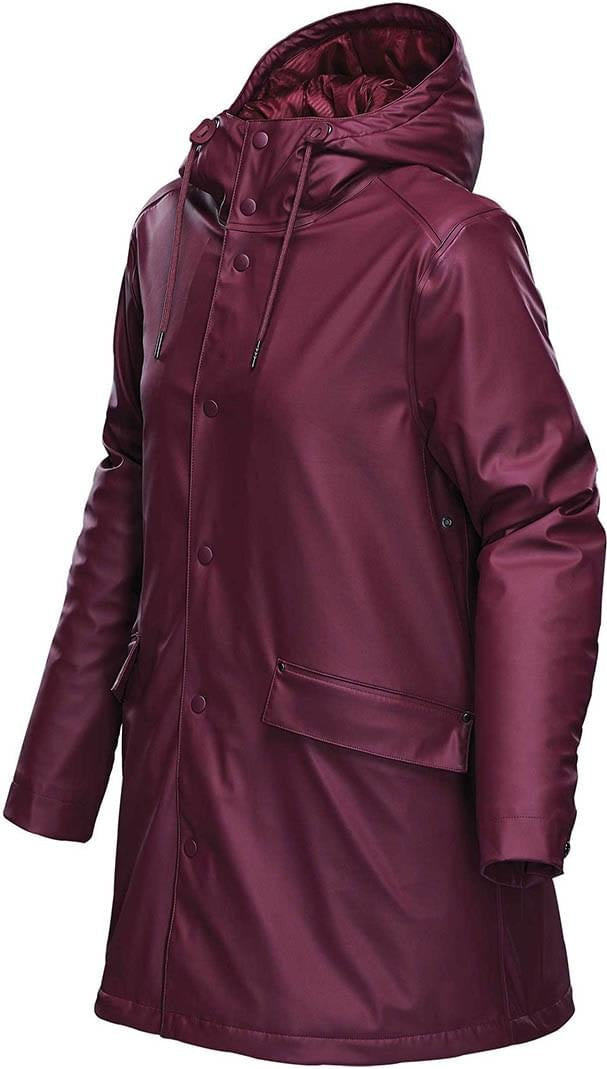 Stormtech Wrb-3w Women’s Waterfall Insulated Rain Jacket - Burgundy