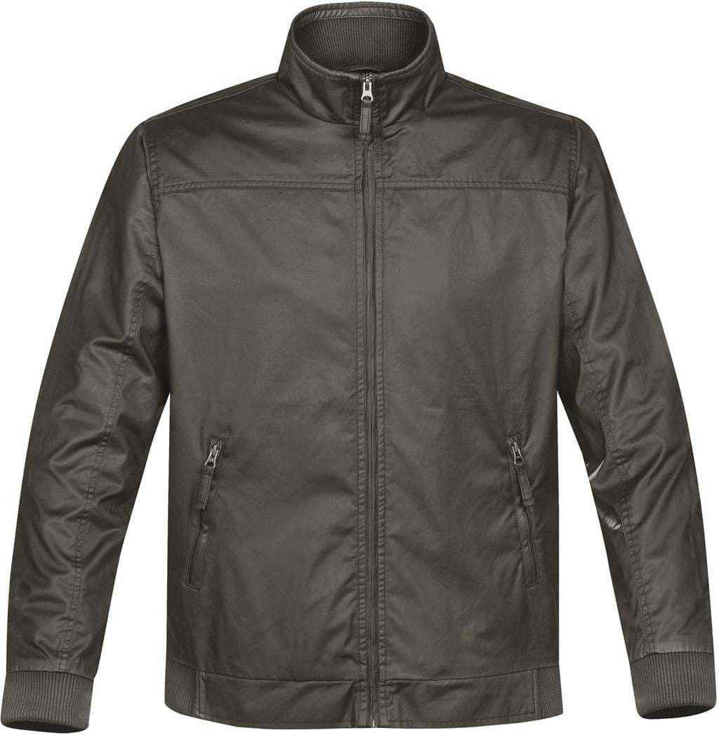 Stormtech Wvt-1 Men’s Vintage Waxed Twill Jacket - Seal Brown - Adult m