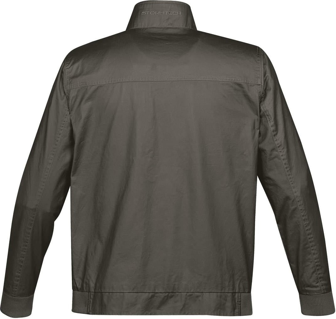 Stormtech Wvt-1 Men’s Vintage Waxed Twill Jacket - Seal Brown