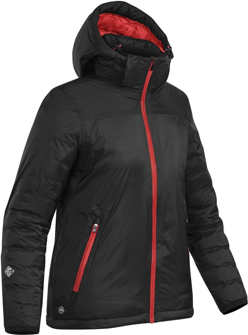 Stormtech X-1w Women’s Black Ice Thermal Jacket - Bright Red