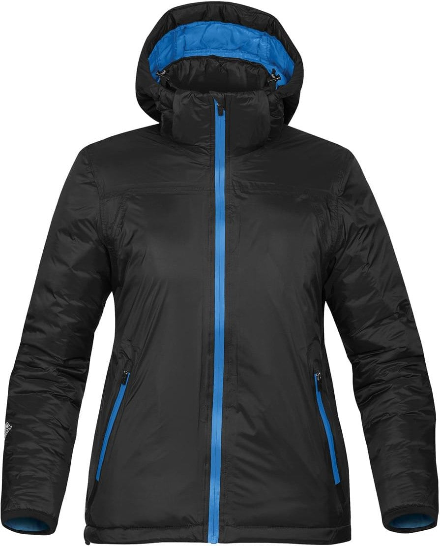 Stormtech X-1w Women’s Black Ice Thermal Jacket - Electric Blue - Ladies Xs