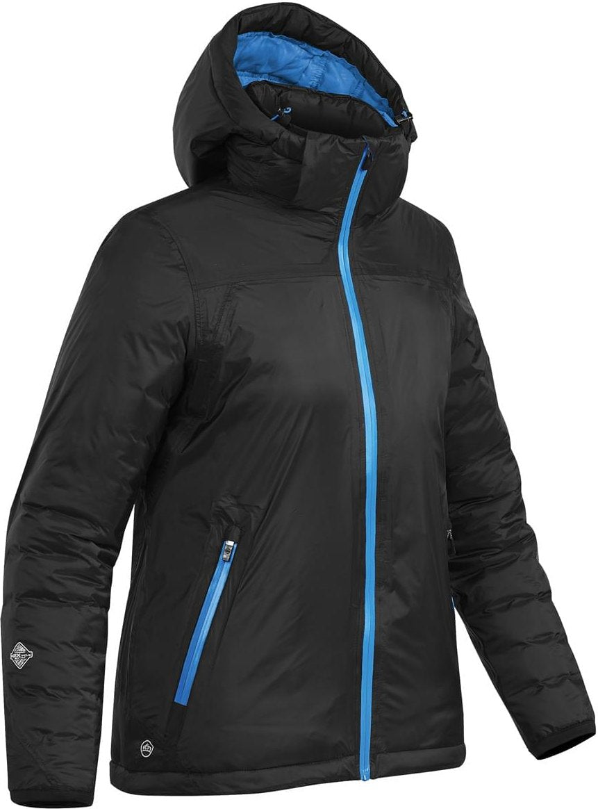 Stormtech X-1w Women’s Black Ice Thermal Jacket - Electric Blue