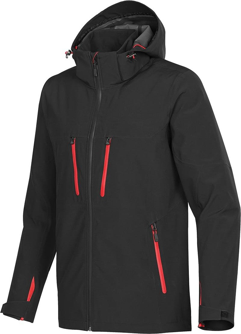 Stormtech Xb-3 Men’s Patrol Softshell - Black Bright Red