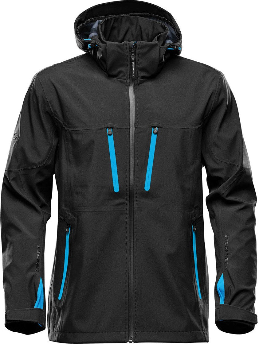 Stormtech Xb-3 Men’s Patrol Softshell - Black Electric Blue - Adult s