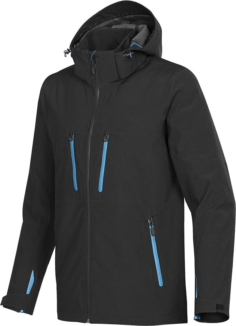 Stormtech Xb-3 Men’s Patrol Softshell - Black Electric Blue