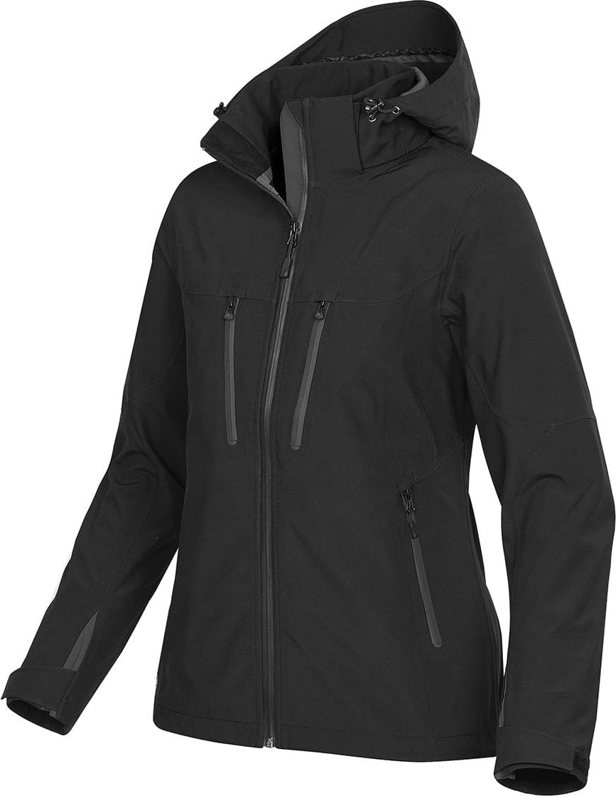 Stormtech Xb-3w Women’s Patrol Softshell - Black Carbon
