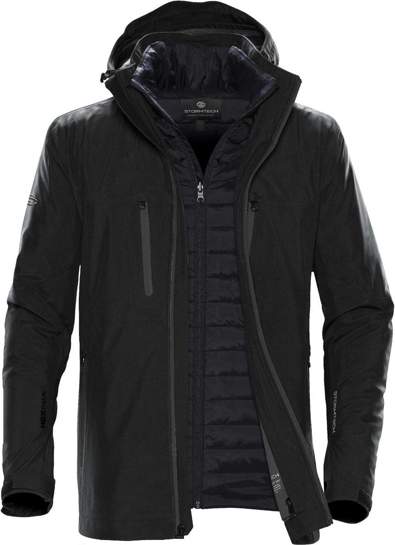 Stormtech Xb-4 Men’s Matrix 3-in-1 Jacket - Black Carbon - Adult s