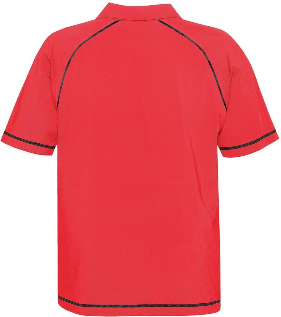Stormtech Xbp-1 Men’s Laser Technical Polo - Red - Black - Adult Xl