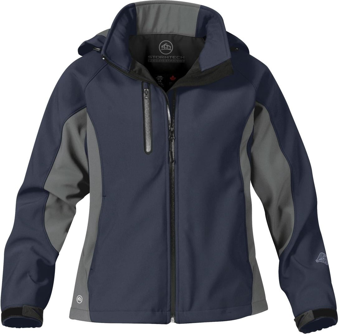 Stormtech Xj-1w Women’s Bonded Shell - Navy Granite