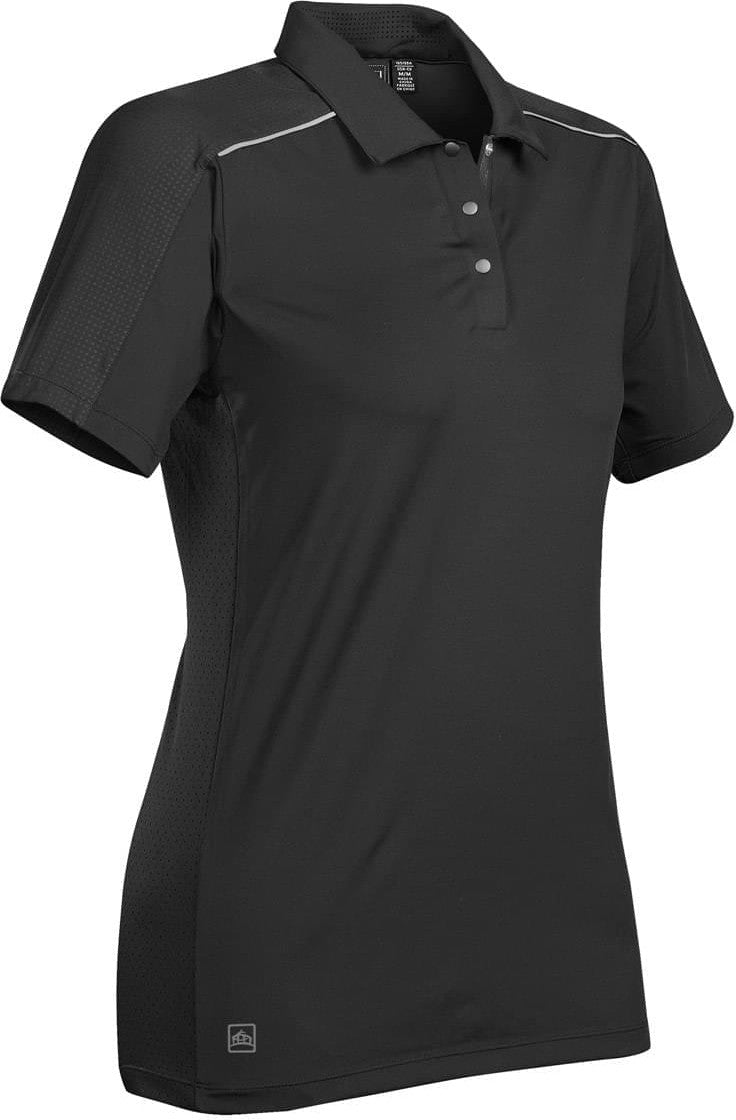 Stormtech Xkp-1w Women’s Optic Technical Polo - Black - Ladies m