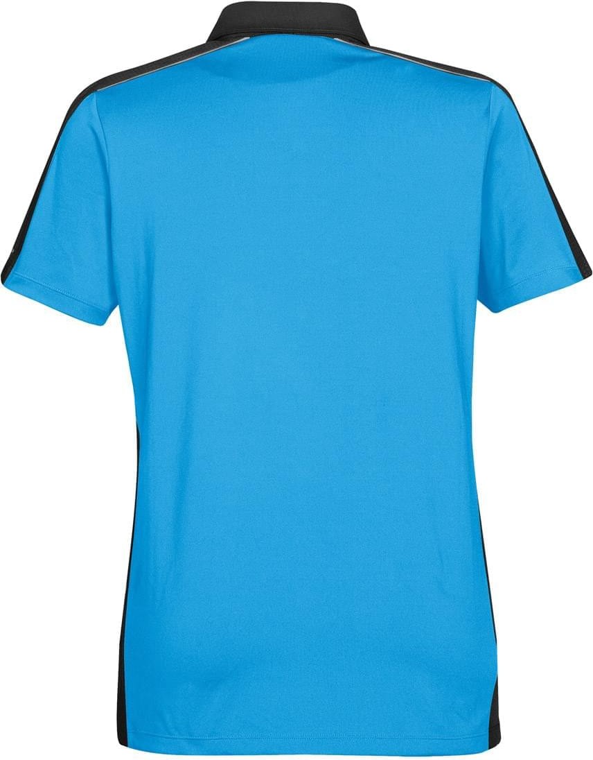 Stormtech Xkp-1w Women’s Optic Technical Polo - Electric Blue Black