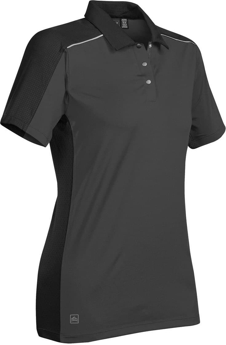 Stormtech Xkp-1w Women’s Optic Technical Polo - Graphite Black
