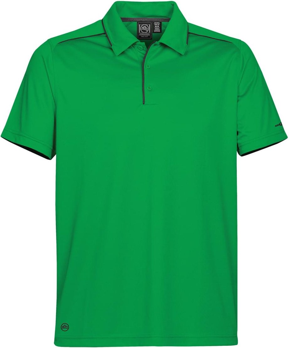 Stormtech Xp-1 Men’s Inertia Sport Polo - Kelly Green Black - Adult 2xl