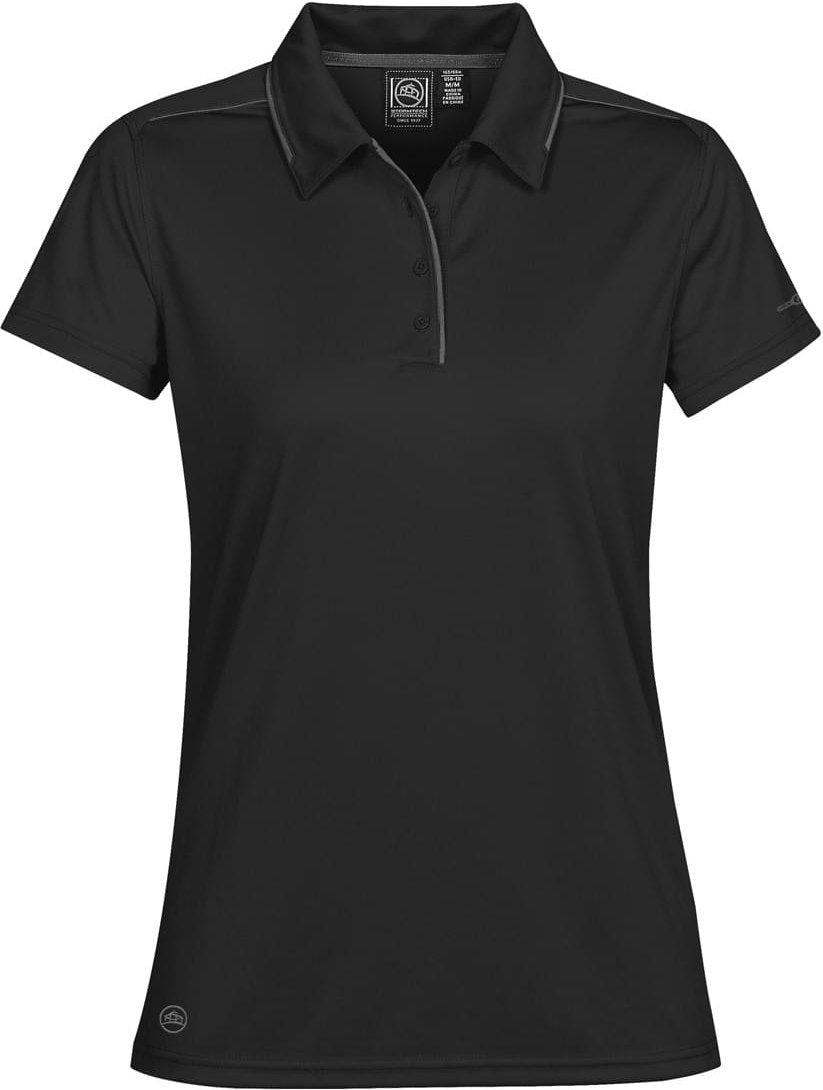 Stormtech Xp-1w Women’s Inertia Sport Polo - Black Graphite - Ladies Xs