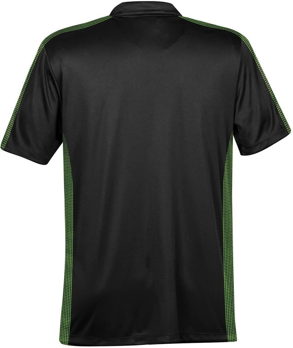 Stormtech Xpx-1 Men’s Bolt Polo - Black Spring Green - Adult s