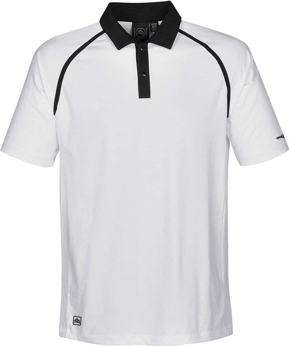 Stormtech Xsp-1 Men’s Precision Technical Polo - Tech White Black - Adult l