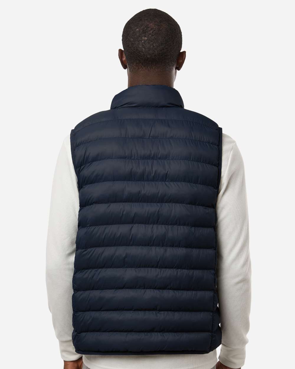 Stormy Night Men's Lightweight Poly-filled Packable Vest - 26717 plain