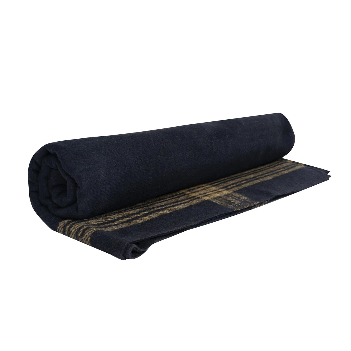 Striped Outdoor Wool Blanket