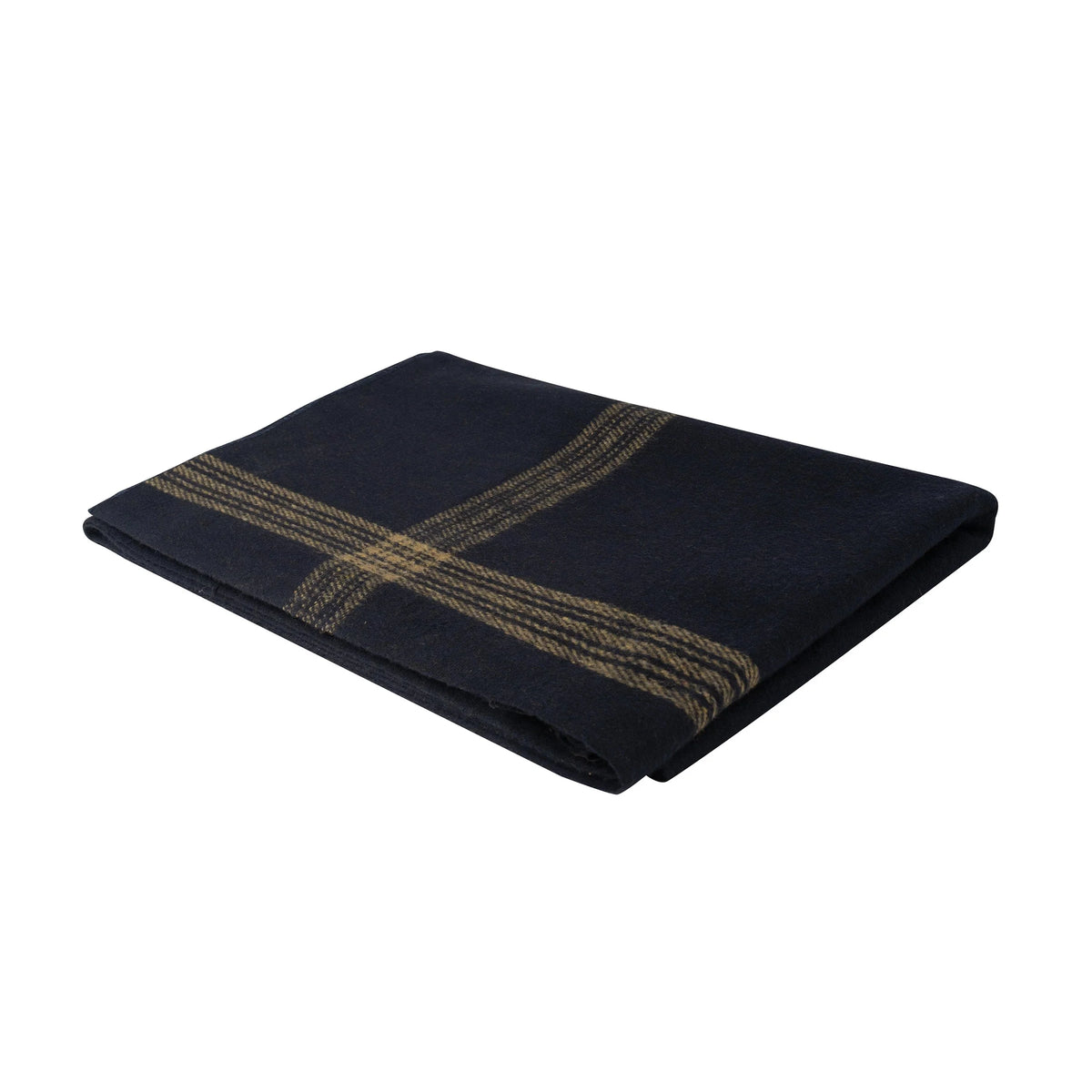 Striped Outdoor Wool Blanket