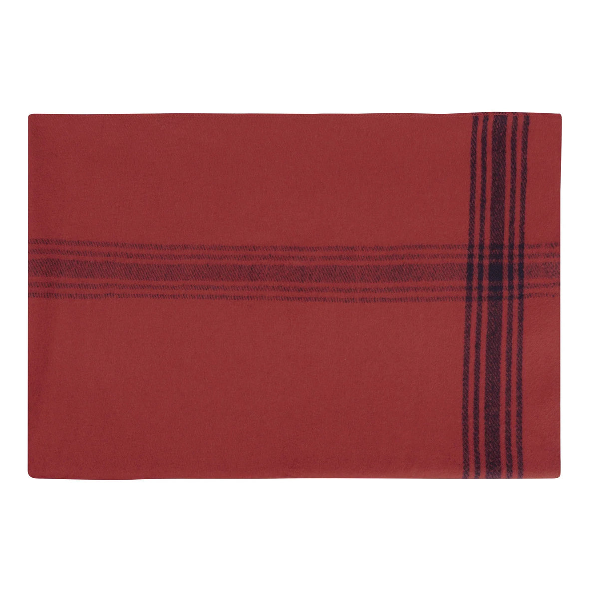 Striped Outdoor Wool Blanket