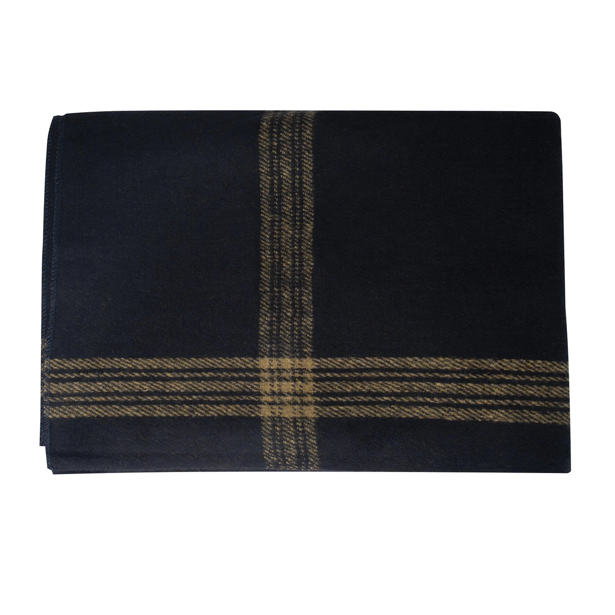 Striped Outdoor Wool Blanket